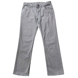 Stio Mens Rivet Canvas Pants Grey Straight Leg Outdoor Casual Size 33R mm11